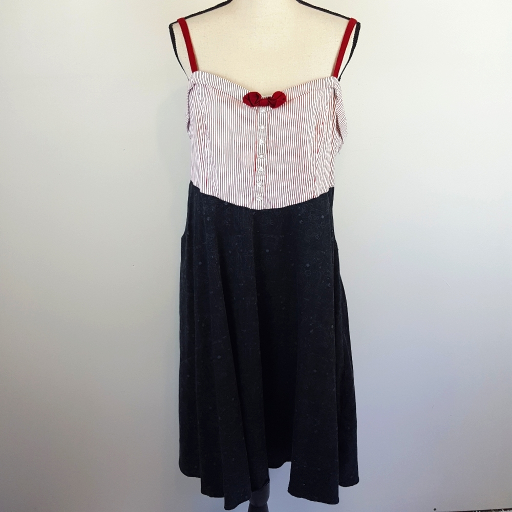 Doctor Who BBC Torrid Exclusive Collection Pin Up Rockabilly Midi Dress Size 14